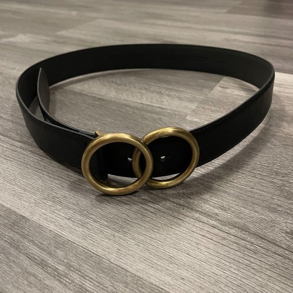 Express Accessories - NWOT! Women's Express Black Double Ring Belt M